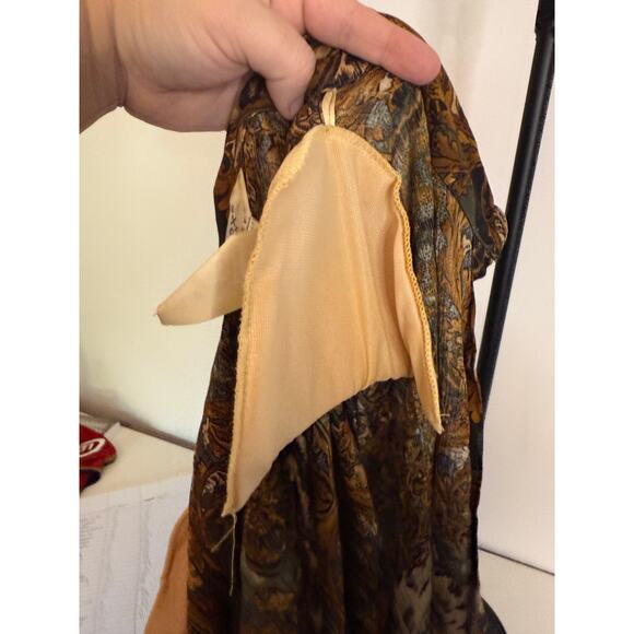 Vintage Index Woman By Melrose '80s '90s blouse 3X Animal Print Versace - Picture 5 of 5